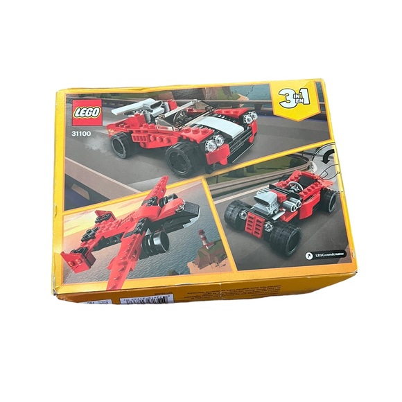 Lego Creator Red Sports Car Building Toy Kit 31100 - Picture 2 of 2